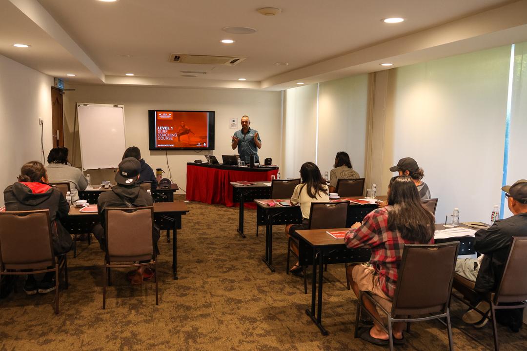 ISA Surf Coaching Level 1 Course Started Today in Cherating, Malaysia